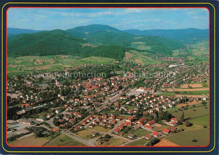 Zell Harmersbach BW Fliegeraufnahme