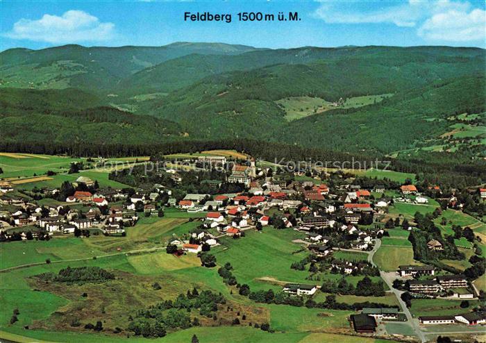 Hoechenschwand Schwarzwald BW Fliegeraufnahme mit Feldberg