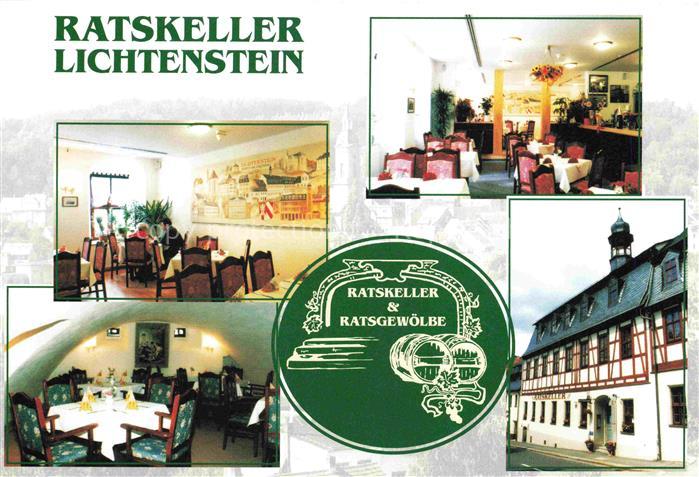 Lichtenstein  Sachsen Ratskeller Lichtenstein Gastraeume