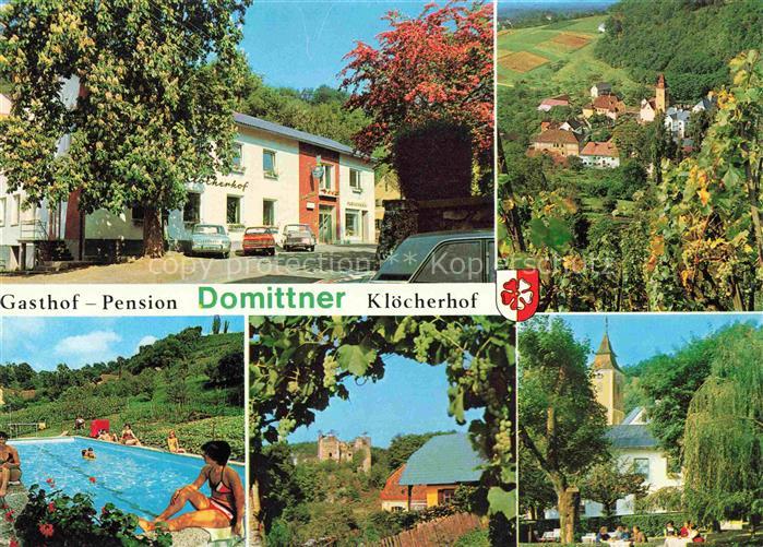 Kloech Gasthof Pension Domittner Kloecherhof Schwimmbad Panorama Kirche