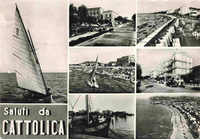 CATTOLICA  Provincia Rimini IT Teilansichten Hafen Strand Hotel