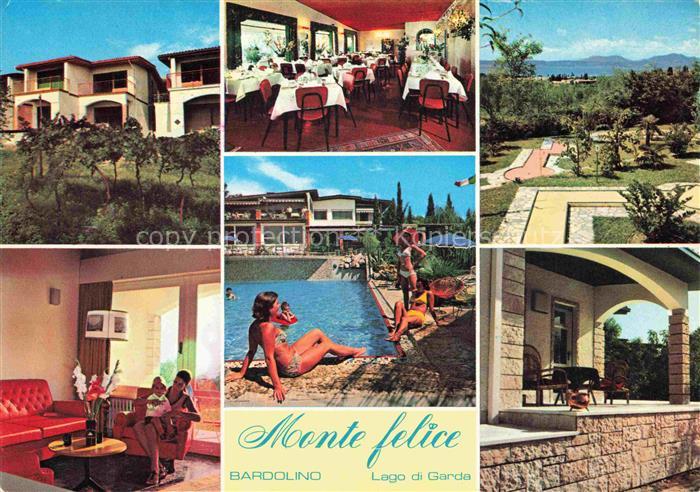Bardolino Lago di Garda IT Monte felice Villen Hotel Gastraeume Park Schwimmbad