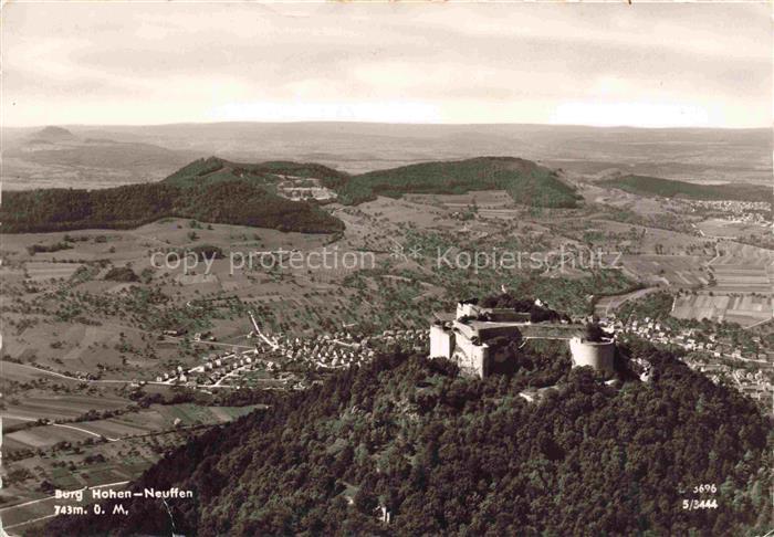Hohen-Neuffen Burg Fliegeraufnahme