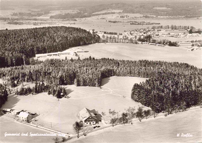 Maierhoefen Allgaeu LINDAU Bayern Gasthof und Pension zur Grenze Fliegeraufnahme