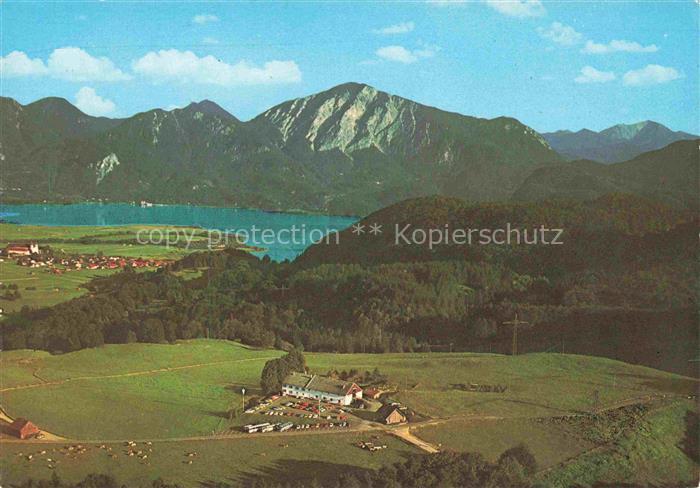 Grossweil Garmisch-Partenkirchen Bayern Alpengasthof Kreutalm Fliegeraufnahme