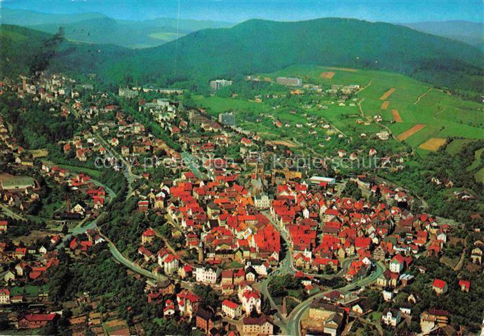 BAD WILDUNGEN Altstadt Kurviertel Fliegeraufnahme