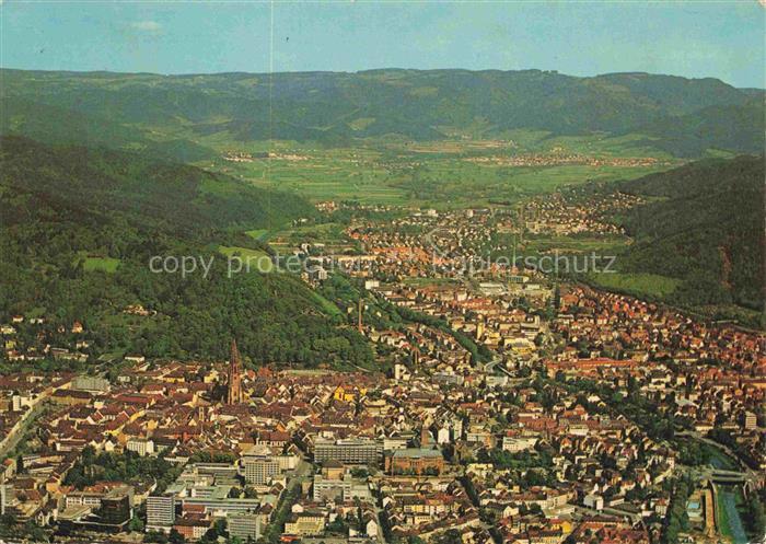 FREIBURG Breisgau BW Fliegeraufnahme
