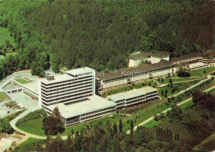 Hoexter Weser NRW Weserbergland Klinik Fliegeraufnahme