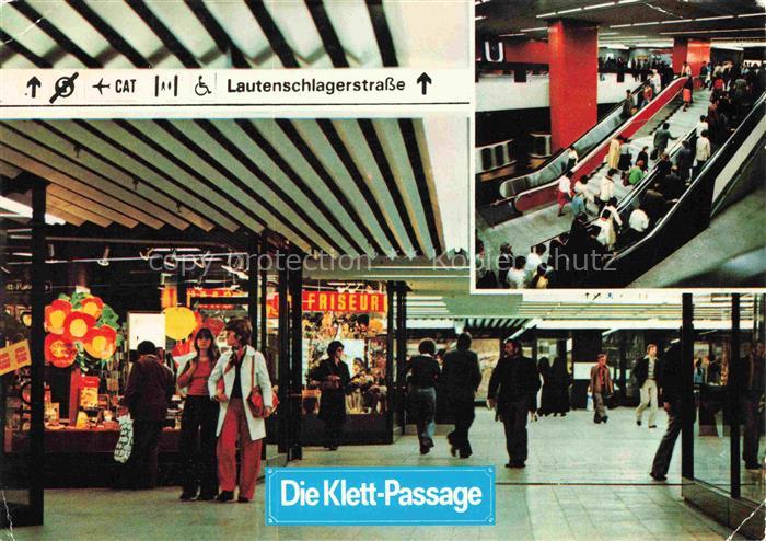 STUTTGART  CITY Die Klett Passage