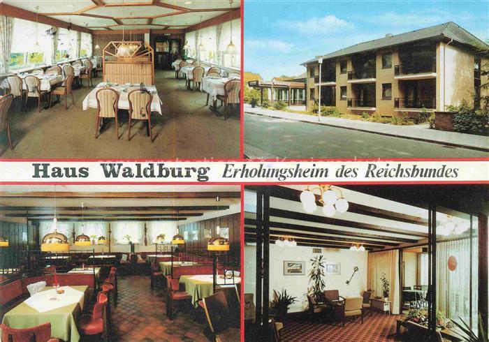 Bad Bevensen Haus Waldburg Erholungsheim des Reichsbundes Gastraeume