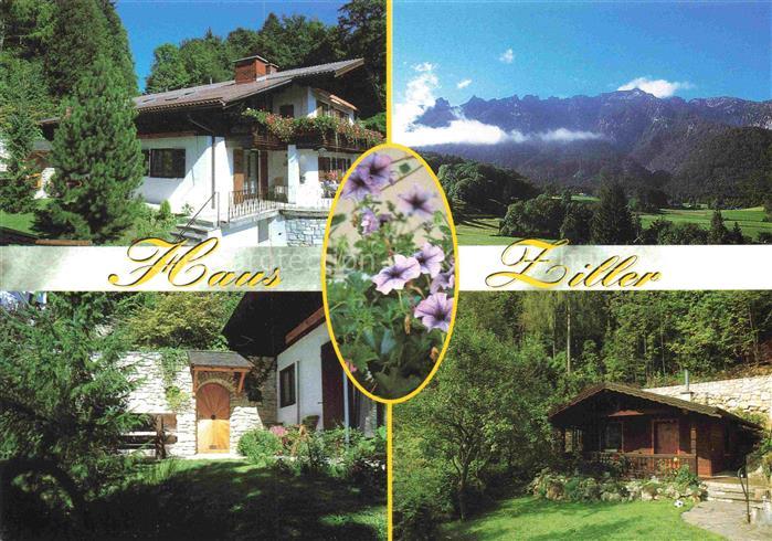 Grossgmain Salzburg AT Haus Ziller Panorama Garten Blockhuette