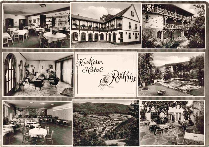 Luetz Luetzbachtal Rheinland-Pfalz Kurheim Hotel Roehrig Gastraeume Panorama Gar