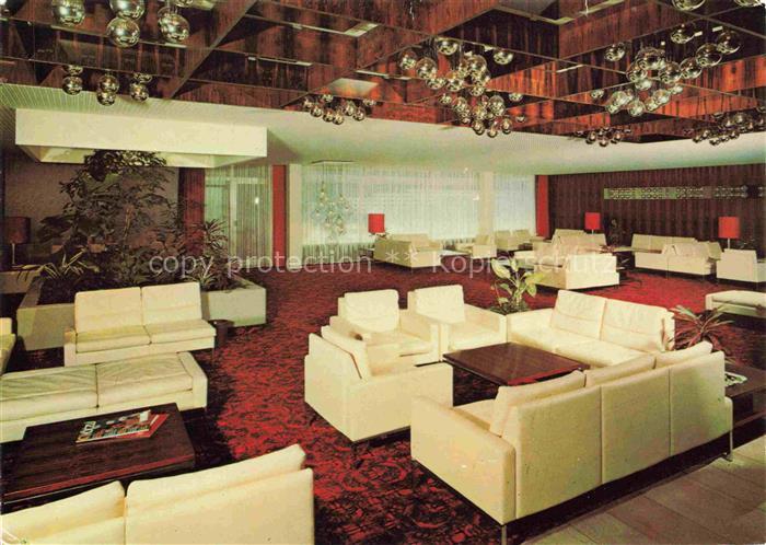 BAD HOMBURG von der Hoehe Hessen Sanatorium Wicker Foyer