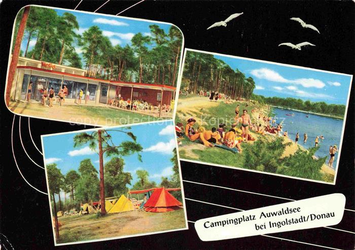 INGOLSTADT  CITY Campingplatz Auwaldsee Strand