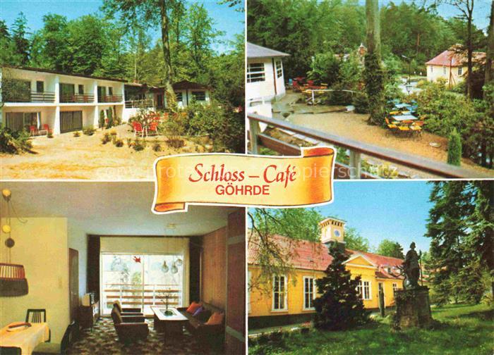 Goehrde Luechow-Dannenberg Niedersachsen Schloss Cafe Gaststube Park