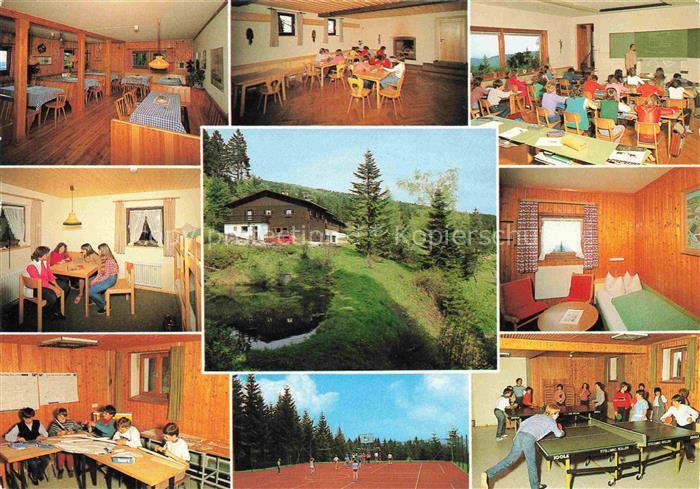 Glashuett St Englmar Schullandheim St Englmar Aufenthaltsraeume Spielzimmer Spor