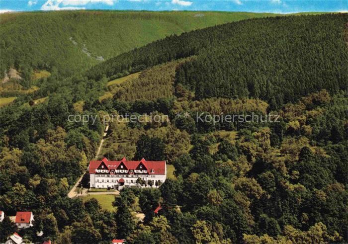 Bad Karlshafen Eisenbahner Erholungsheim Fliegeraufnahme