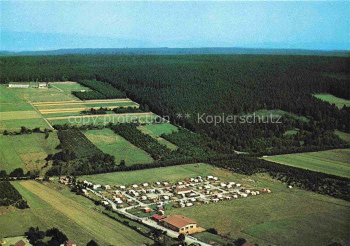 Holzminden Weser Niedersachsen Campingplatz Silberborn im Solling Fliegeraufnahm
