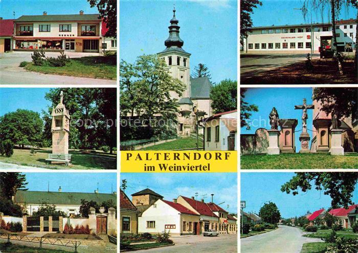 Palterndorf-Dobermannsdorf Weinviertel Niederoesterreich AT Orts und Teilansicht