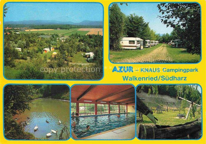 Walkenried AZUR Knaus Campingpark Panorama Teich Hallenbad Spielplatz