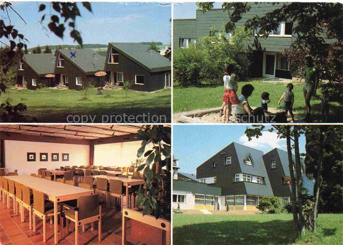 Sulgen Schramberg Familienferiendorf Eckenhof Bungalows Gastraum Spielplatz