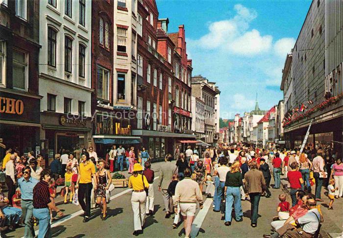 FLENSBURG  Flensborg Schleswig-Holstein Holm Fussgaengerzone