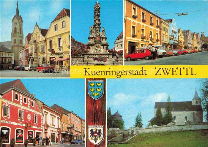 Zwettl Rodl Oberoesterreich AT Ortsmotive Denkmal Kirche