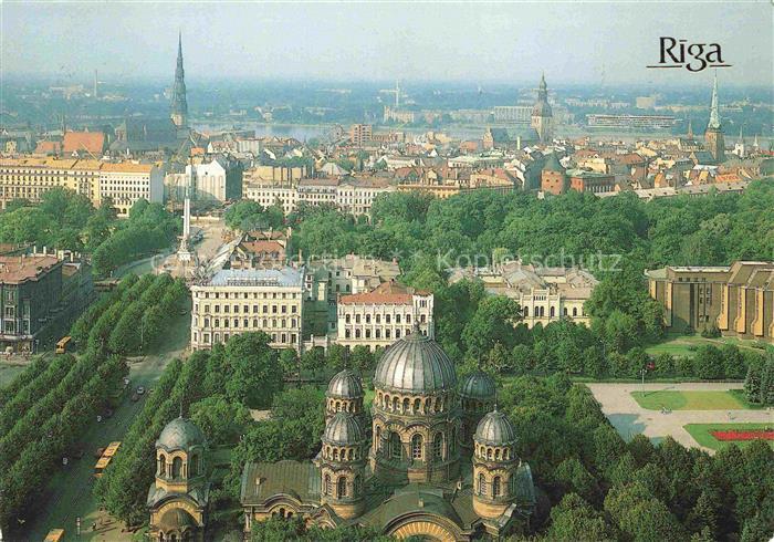 RIGA Latvia View on the centre of Riga