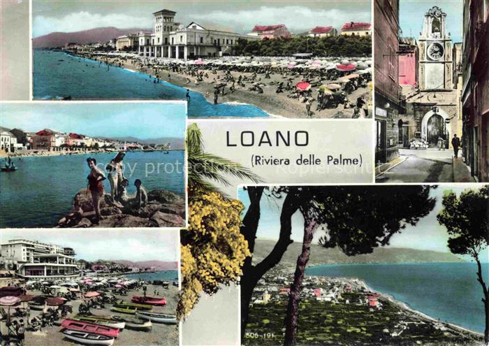 Loano Liguria IT Strandpartien Stadttor