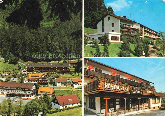 Tonbach Baiersbronn BW Fliegeraufnahme Hotel Waldlust Restaurant