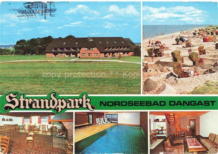 Dangast Nordseebad Varel Niedersachsen Strandpark Gastraeume Hallenbad Strand