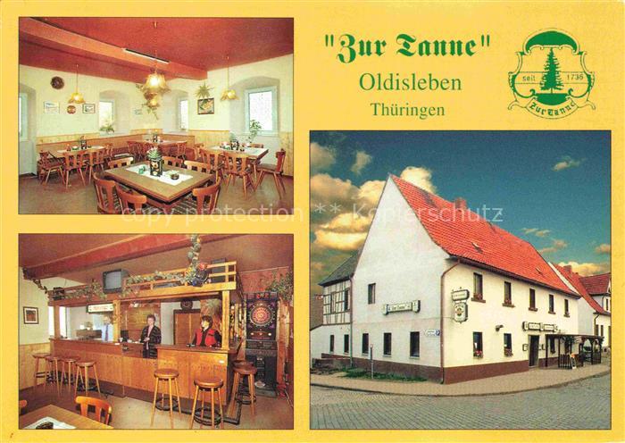 Oldisleben Gast und Logierhaus Zur Tanne Gastraum Bar