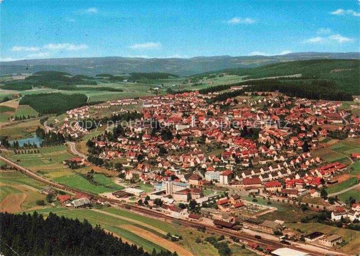 St Georgen  Schwarzwald Fliegeraufnahme