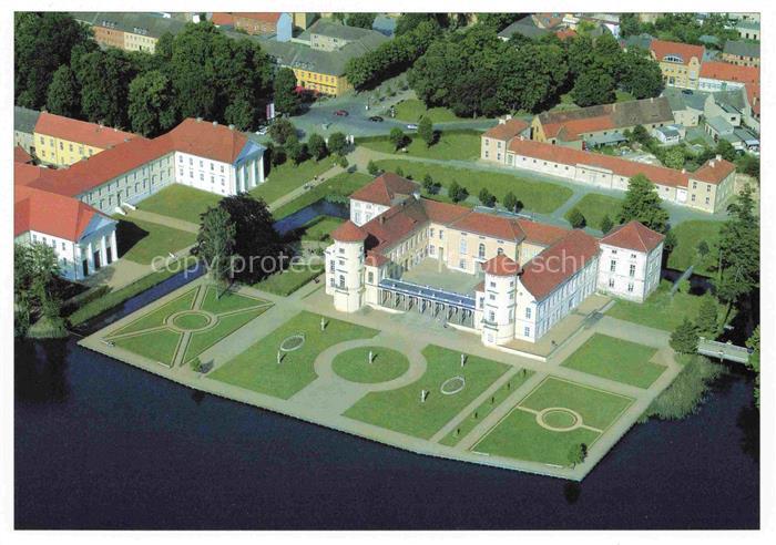 Rheinsberg Brandenburg Schlossensemble mit Schloss Kavalierhaus und Marstall