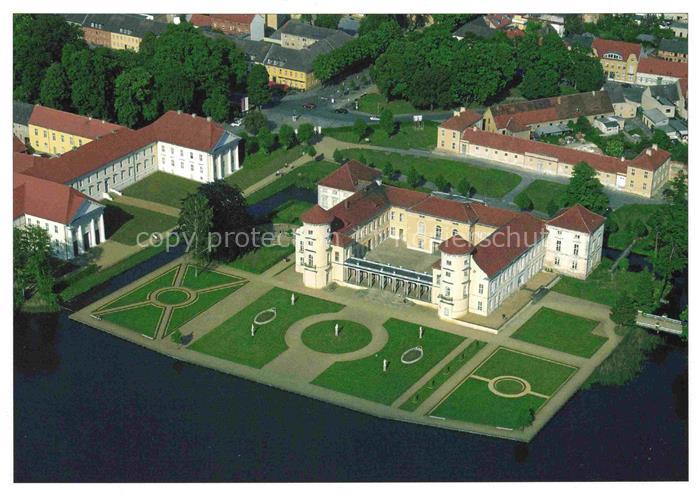 Rheinsberg Brandenburg Schlossensemble mit Schloss Kavalierhaus und Marstall
