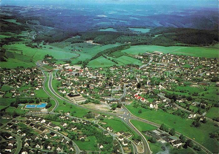 Herscheid Sauerland NRW Fliegeraufnahme