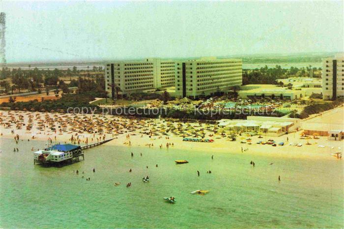 Skanes Monastir Tunesie Hotel Sahara Beach Fliegeraufnahme