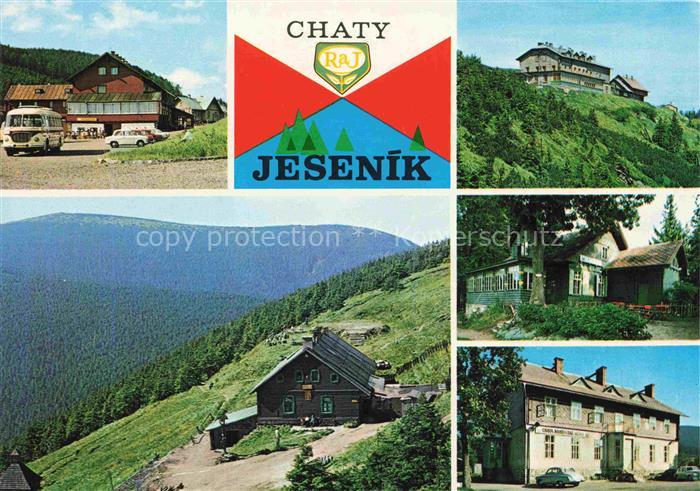 Jeseniky Jesenik Freiwaldau CZ Chaty Berghaeuser