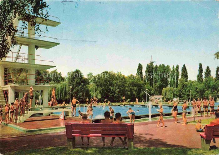 RuessELSHEIM Main Schwimmbad Sprungturm
