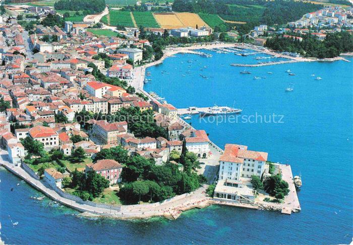 Porec Croatia Altstadt Halbinsel Hafen