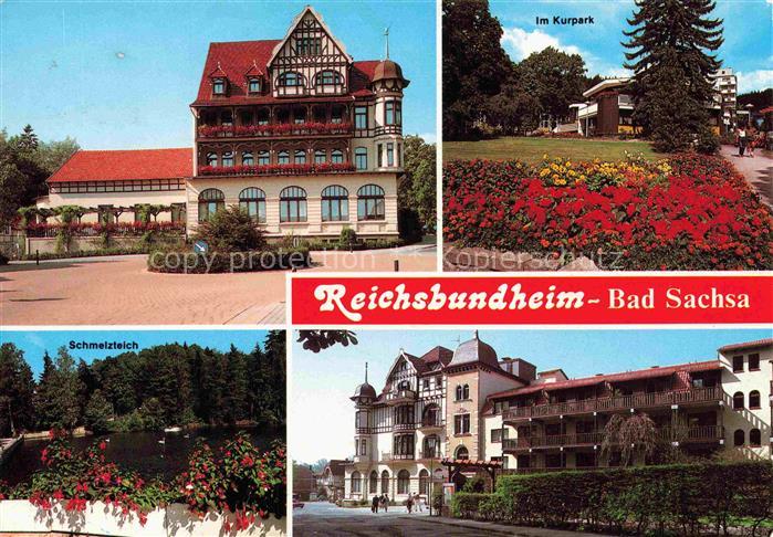 Bad Sachsa Osterode Harz Reichsbundheim Kurpark Schmelzteich