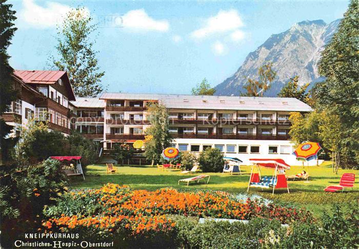 OBERSTDORF Bayern Kneippkurhaus Christliches Hospiz Garten