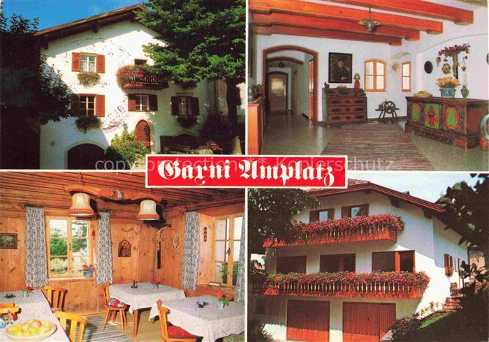 Montan Bozen Suedtirol IT Garni Hotel Amplatz Restaurant Foyer