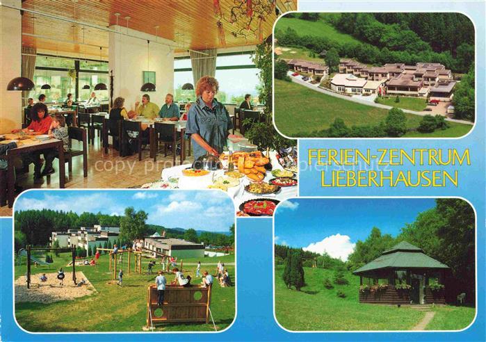 Lieberhausen Ferienzentrum Kaete-Strobel-Haus Speisesaal Kinderspielplatz Luftau