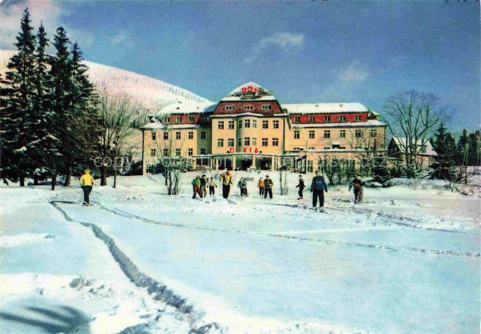 Spindleruv Mlyn Spindelmuehle Riesengebirge CZ Zotavovna ROH Dukla Langlauf Wint