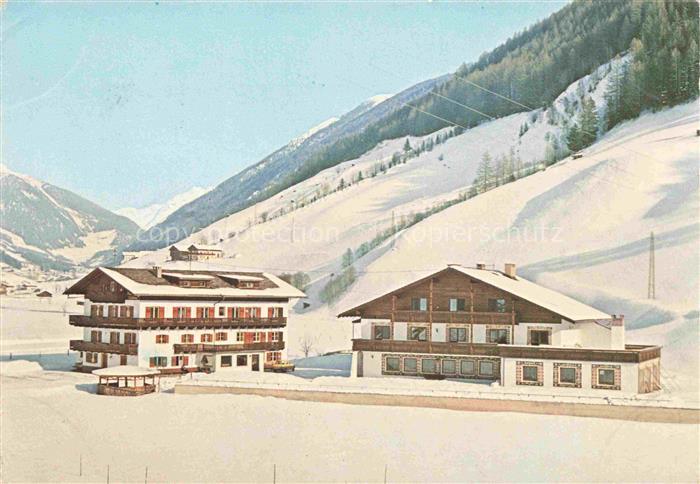 St Johann Ahrntal Suedtirol IT Pension Stolzlechner Winterpanorama