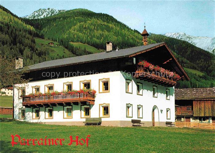 St Jakob Ahrntal Valle Aurina Bolzano Suedtirol IT Parrainer Hof Ferienwohnungen