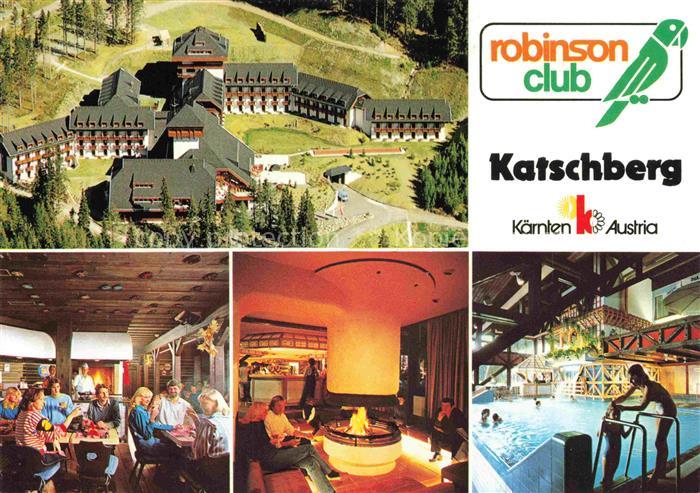 Katschberg Rennweg Kaernten AT Robinson Club Restaurant Kaminzimmer Hallenbad