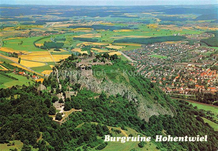 Hohentwiel Singen BW Panorama Burgruine
