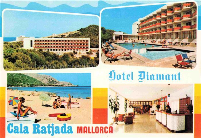 Cala Ratjada Balleares Mallorca ES Hotel Diamant Rezeption Swimming Pool Strand